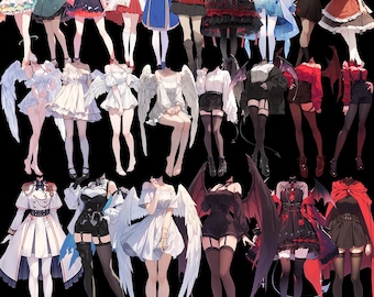 Cosplay 50 standing illustration (Female)