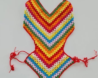 Handmade crochet women swimsuit bikini (custom)