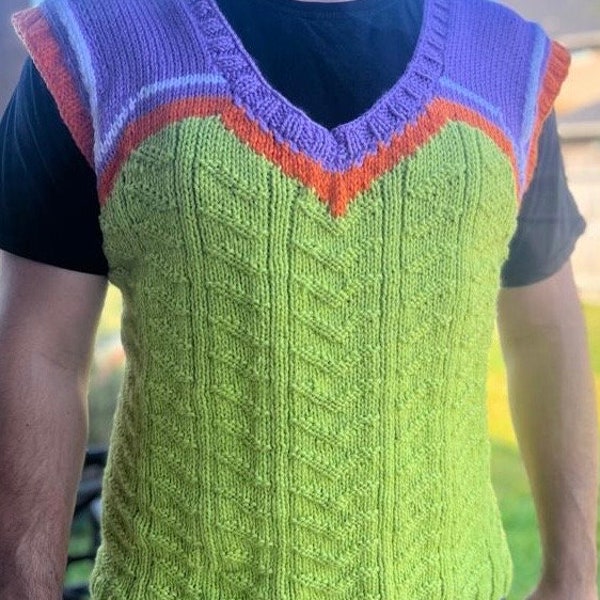 Gekko Agent Hand knit gekko vest for cosplay