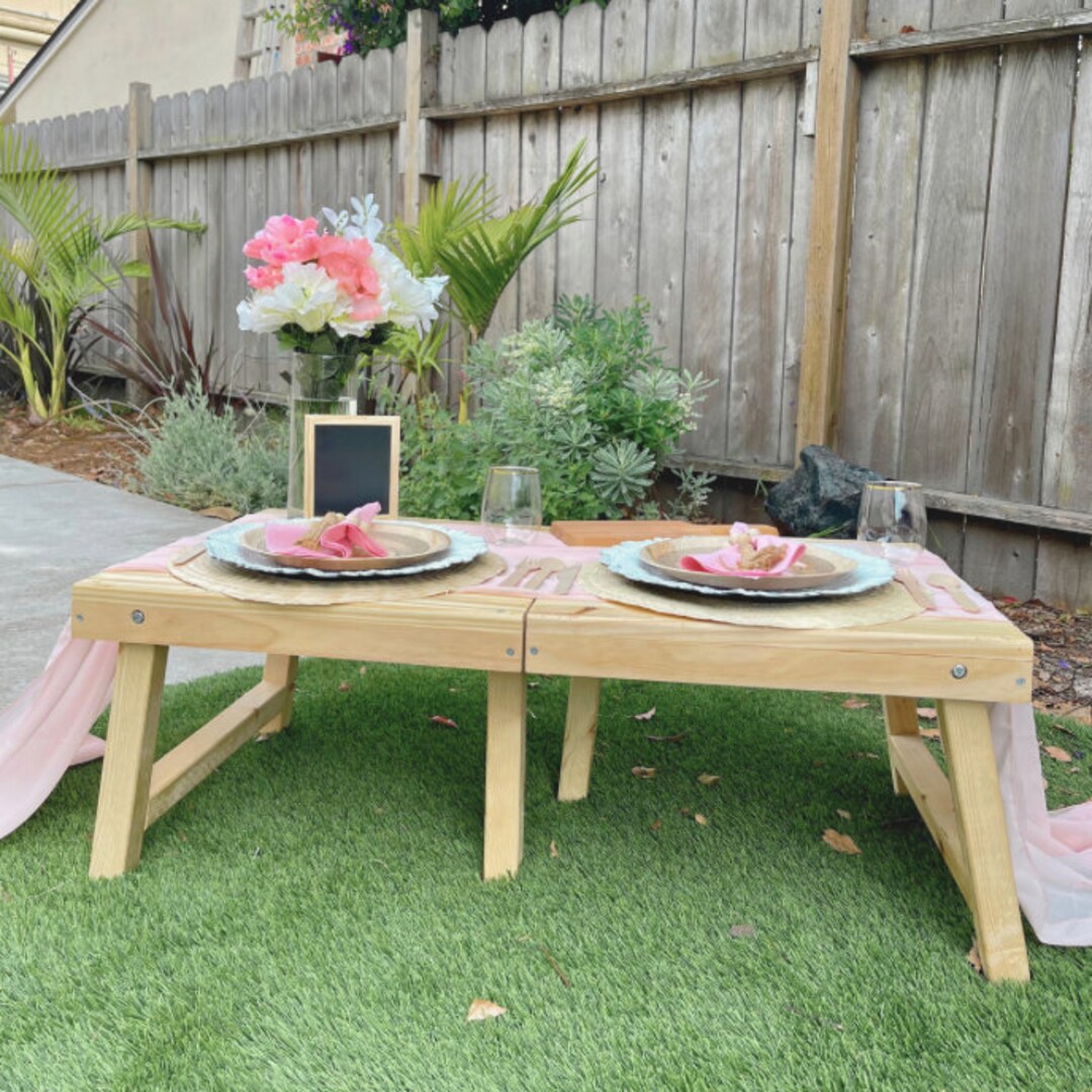 Boho Picnic Table Beach Picnic Table Kids Picnic Table Boho Birthday