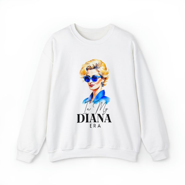 Princess Diana In My Diana Era Sweatshirt | Vintage Princess Diana Vintage Diana Sweatshirt Black Sheep Shirt