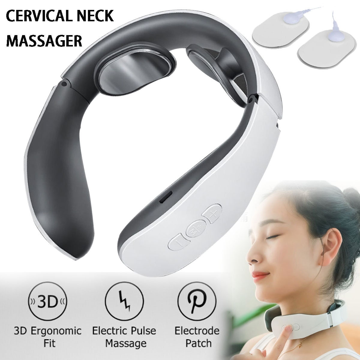 Vifycim Neck Massager, Portable Heated Neck Lymphatic Massager for Neck  Pain & Fatigue Relief, Neck …See more Vifycim Neck Massager, Portable  Heated