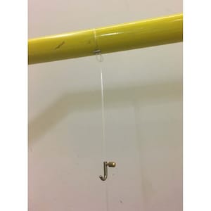 Clear Loop Perlon 2 MM Heavy Duty Loop made with 2mm thick clear/see through nylon cable tested with 20KG or 40 LB weight.