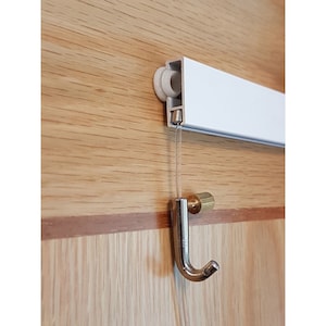 Smart Mini Hook 10KG , Work with 1mm, 1.5mm and 2mm steel cable or perlon nylon clear cable.