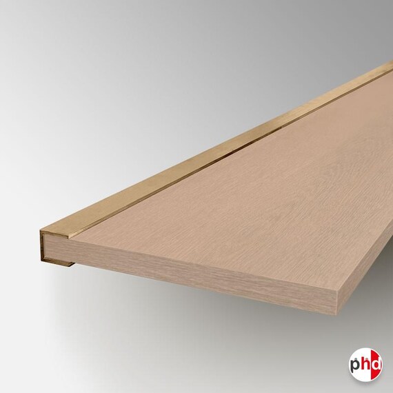 Mensola Decorativa In Legno Da Parete Per Cucina E Bagno, Set Di 2 - Foto 9