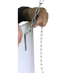 Brass Finish Golden Chain Picture Hanging Kit picture rail hooks and chains decorative chains for hanging pictures mirror hanging chain