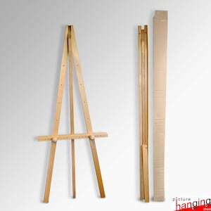 Big Size Wooden Easel Support A0 Size Beige Color Wooden Easel Tripod use as a Display Wedding  Painting Easel 160m high Beech easel stand
