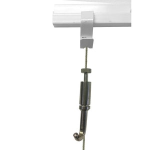 Picture Rail S Hook Anchor  made very easy to hang pictures on J-rail grid walls mesh or any steel panel or rails /rods up to 4mm thick