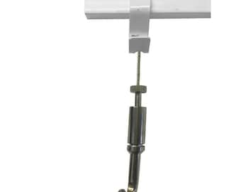Câble Métallique VEVOR Acier Galvanisé 7x19, 3/16-1/4" Avec Boucles, 2 Pieds – Noir