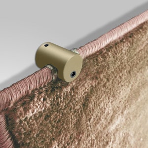 Discreet Tapestry Wall Hanging Kit Gold Tapestry Hanger Metal Rug ...