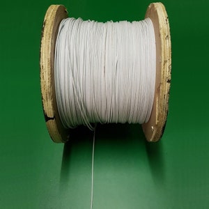 1m Steel Rope / Wire Cable (White) to hang pictures frame hanging wire