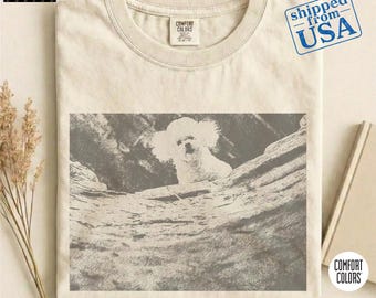 Vintage Darla, Bichon Frise Dog on Silence Of The Lambs movie scene T-Shirt