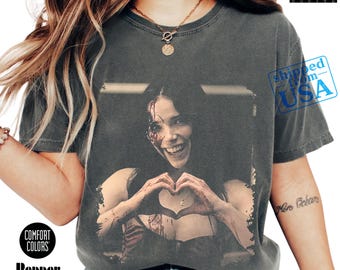 Vintage Heart Hand Sign OBSESSION Movie T-Shirt, Funny Nikki Graphic Tee, Gothic Horror Tee