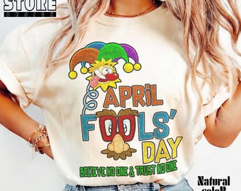 April Fools Day Believe No One and Trust No One Shirt, Retro April Fools' Day Shirt, April Fools Shirt for Teacher, Gift Ideas for April 1st