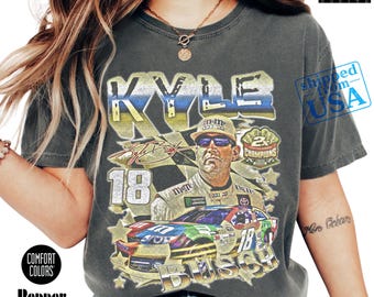 Kyle Busch Shirt, Vintage 90s Nascar Racing Tee, Kyle Busch Sweatshirt, Retro Kyle Busch 18 T-Shirt, Kyle Busch Graphic Tee Men