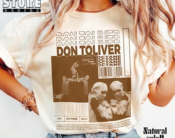 Don Toliver Retro Graphic Tee, Octane Don Toliver Merch, Hip Hop Streetwear Shirt, Modern Brutalist Rap Tee, Gift for Rap Fan