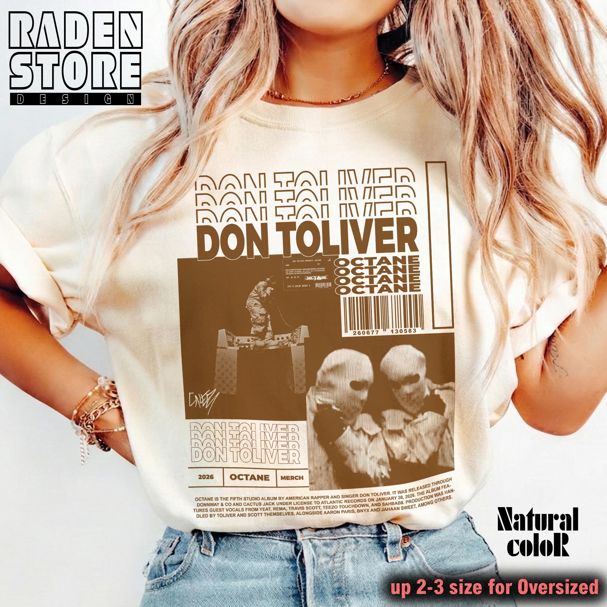 Don Toliver Retro Graphic Tee, Octane Don Toliver Merch, Hip Hop