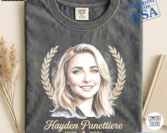 Hayden Panettiere Tribute Comfort Colors® Shirt, Memorial 1989-2026 Tee, Unisex Heavy Blend™ Crewneck Sweatshirt