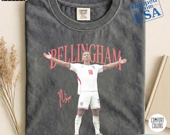 Jude Bellingham Shirt, Vintage Graphic 90s Jude Bellingham Soccer Comfort Colors® Shirt