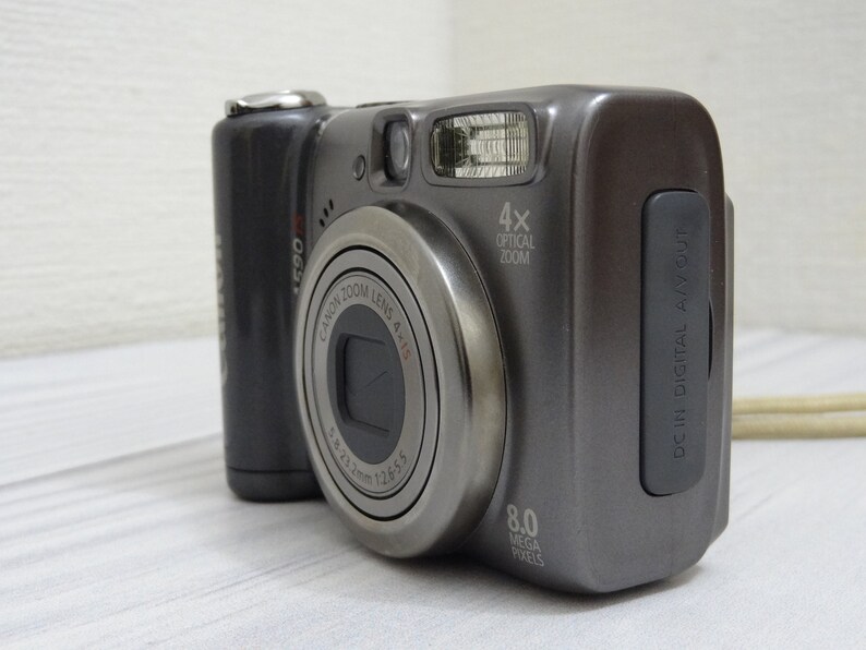 PERFECT Canon Powershot A590 IS 8.0MP Digital Cameramemory Card Etsy