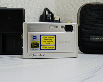 Sony Cyber-Shot DSC-T20 8.1 MP Compact Digital Camera - Set of Accessories