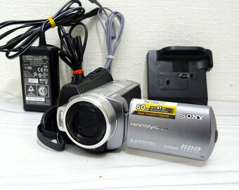 Sony DCR-SR220E Digital Video Camera Recorder HDD 60Gb - A set of accessories