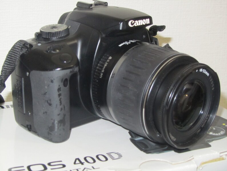 TESTED SLR Canon EOS 400D Kit 18-55 W/box Accessories - Etsy
