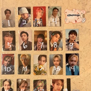 Cartolina fotografica di SEVENTEEN JUN & THE8 MINGHAO