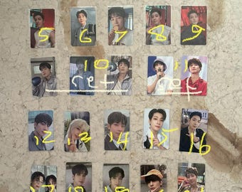 SEVENTEEN WONWOO photocards