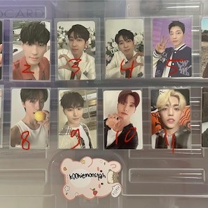 SEVENTEEN WONWOO S.Coups dino hoshi the8 jun seungkwan fotocard