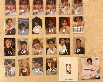 SEVENTEEN JOSHUA Photocard - Etsy