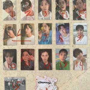 Cartolina fotografica SEVENTEEN MINGYU (6)