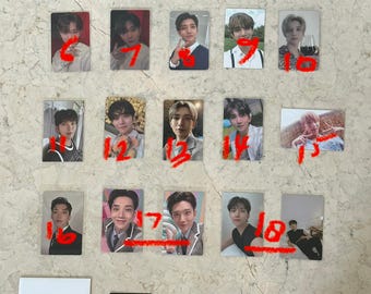OFFICIAL Seventeen Joshua Face the Sun (carat Version) Photocard