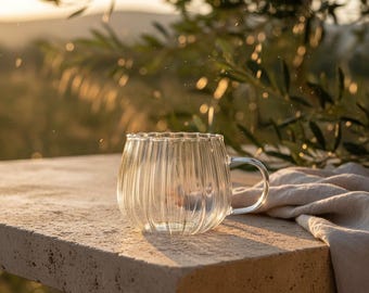 Drinking Glass | Boho Set of 2 or 4, Gift Set, Drinking Glass for Iced Coffee, Matcha, Lemonade, Milkshake, Smoothie, Juice, Cocktails, Dishwasher Safe