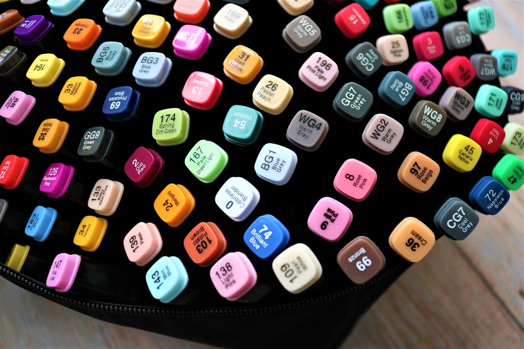 Alcohol Markers 168 Colors, Choose Your Colors - Etsy