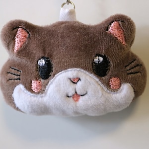 Keychain bag charm handmade hamster