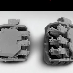 landraider, twin linked Sponsons (set of 2).