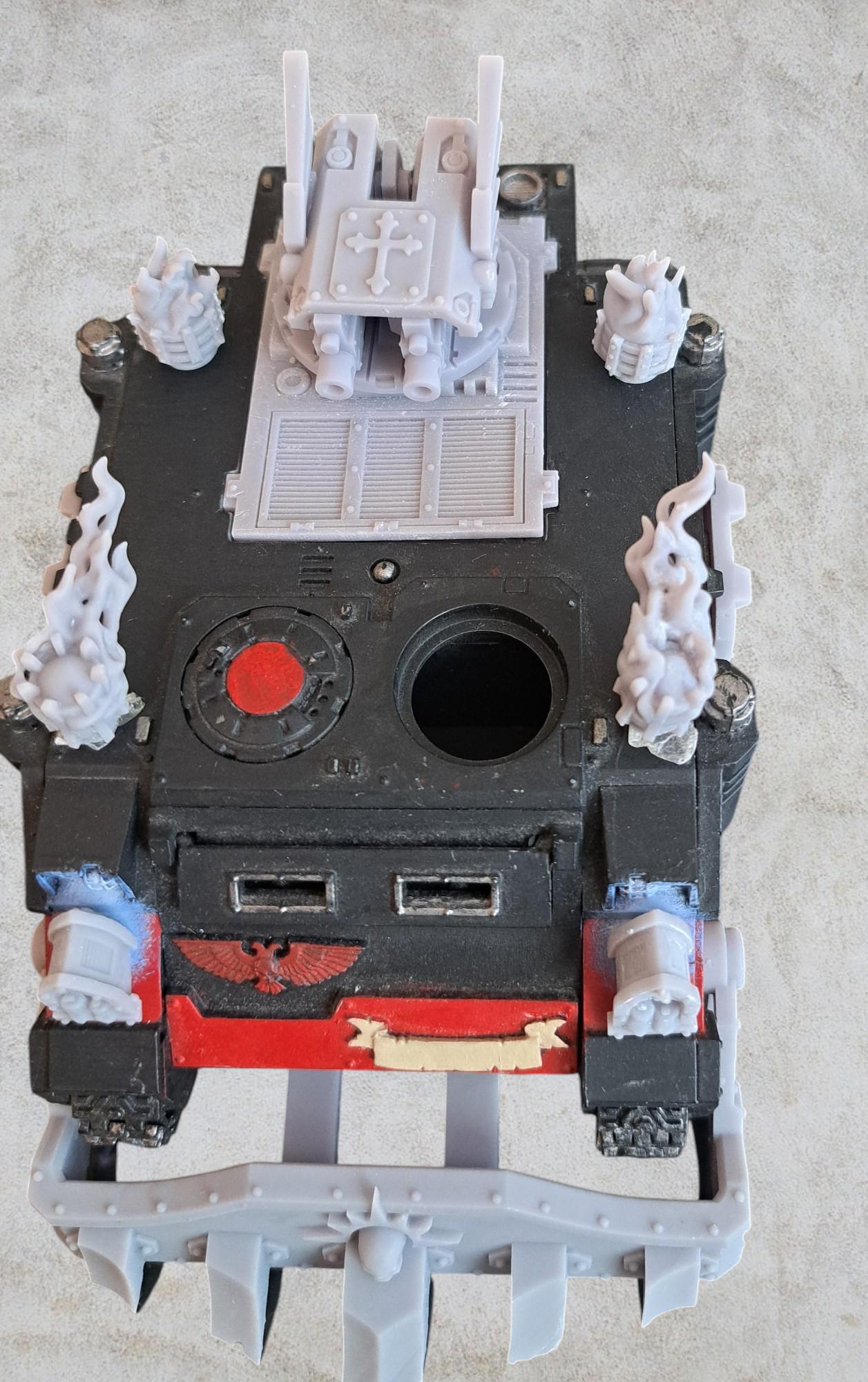 Razorback Warhammer 40K – Figurine Space Marine, Plastique, D'occasion (P-00J3I)