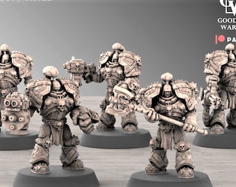 Thunder Warriors Armored SQ1 Einheit von GGW (5 Figuren werden mitgeliefert)