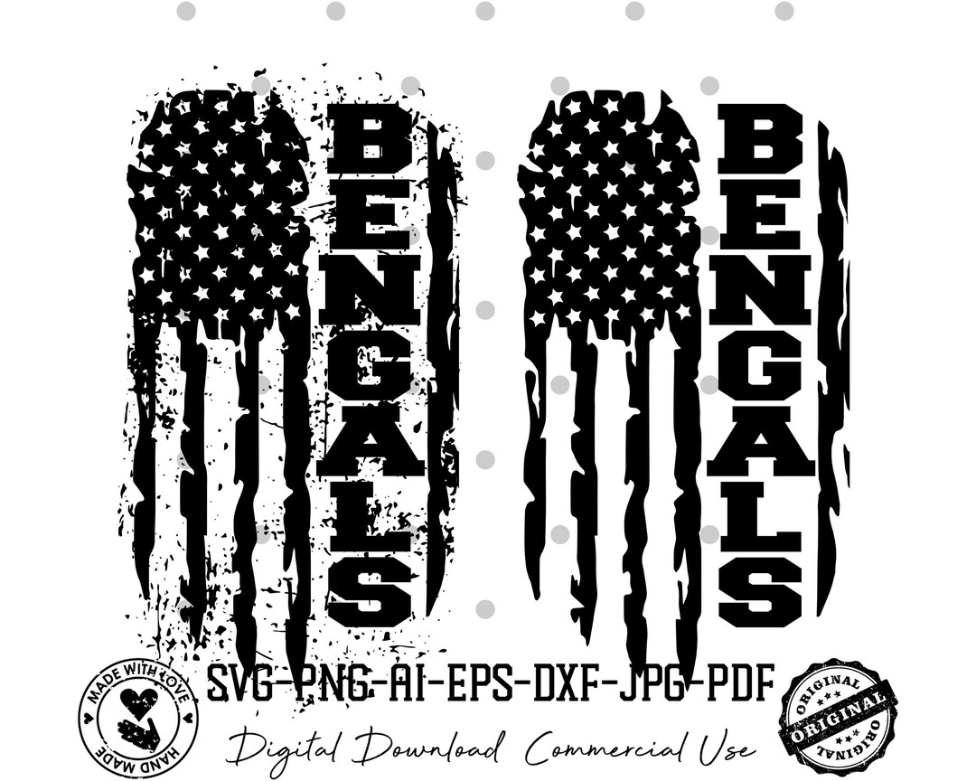 Bengals Svg Bengal Svg Bengals Football Svg File Bengals Etsy