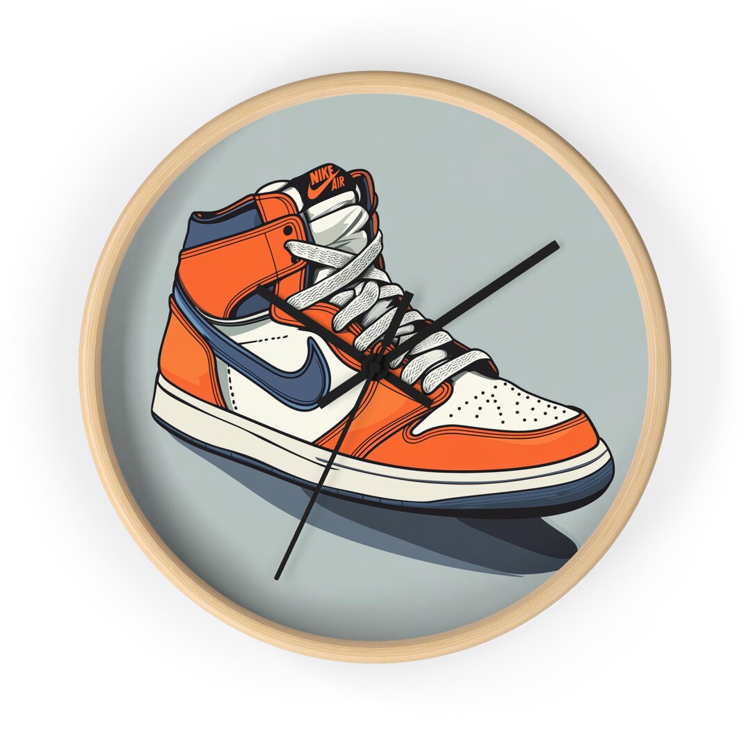 sneaker wall clock