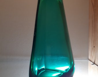 Vintage Glas Vase Aloys F. Gangkofner aus Essenglass