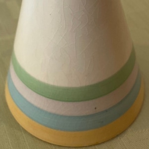 Early Clarice Cliff Sugar Sifter Banded Pattern Wilkinson