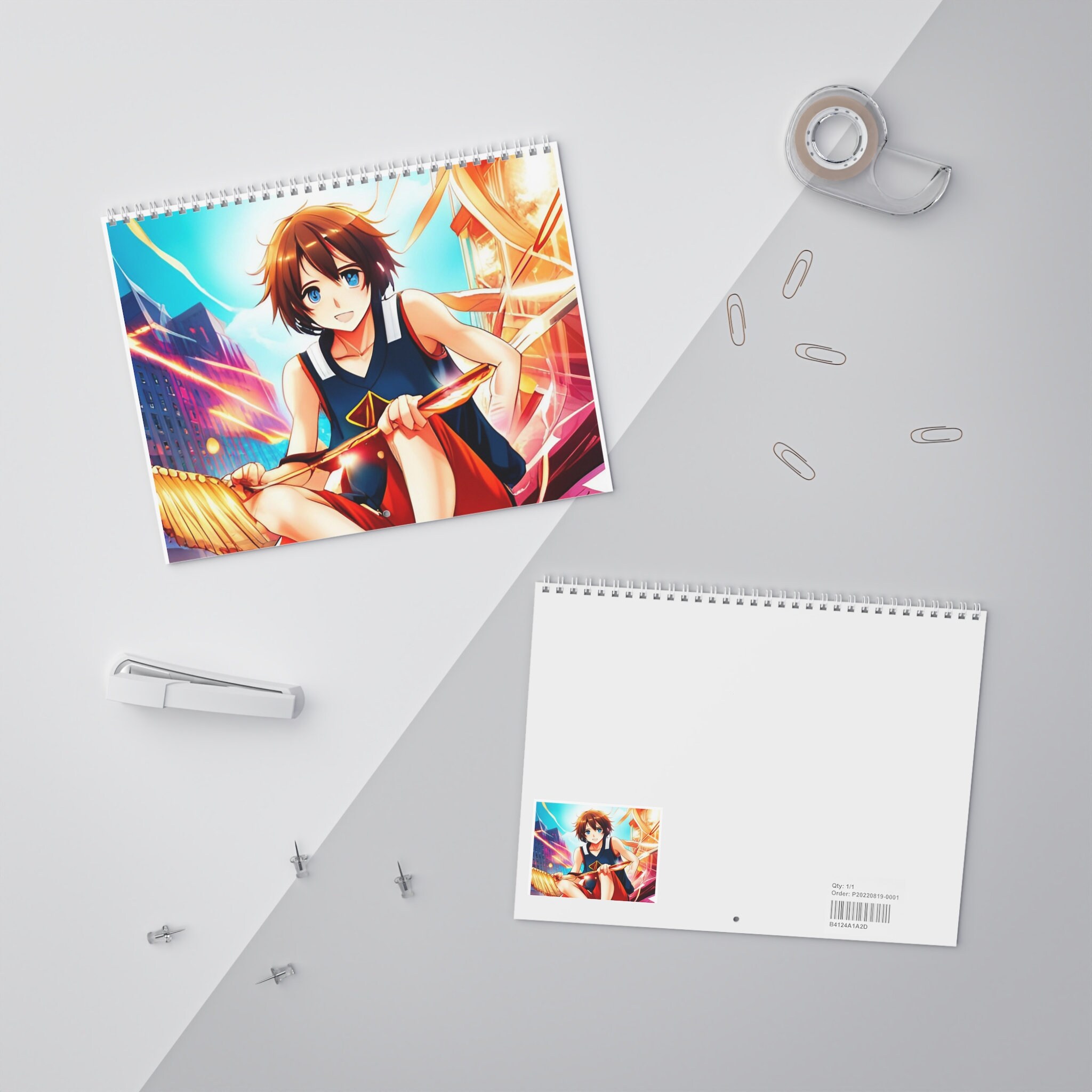 Anime Calender 2024 Anime Calender Printable Custom Manga 