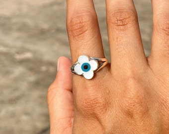 Evil eye ring, Silver925 eye ring, Witchy jewelry, all seeing eye ring,925 Sterling Silver Ring For Women, evil eye jewelry,