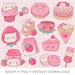 see more listings in the Kawaii Digital Clipart section