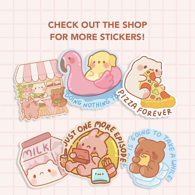 Luie sticker luie hond sticker slaperige sticker werk vanuit huis sticker moe van het werken sticker kawaii luie sticker slaperige hond grappige sticker afbeelding 6