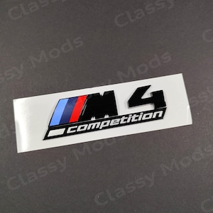 BMW M4 COMPETITION BLACK TRIM LOGO main image 1