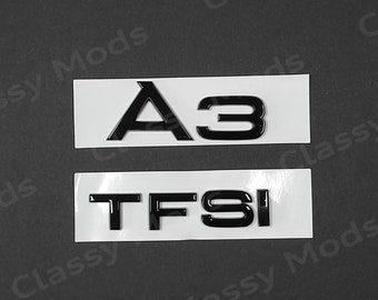 Audi A3 8V Original S-Line Lenkrad Logo Schriftzug Emblem Lenkradclip S3 RS3