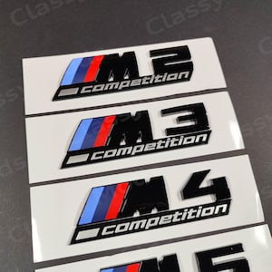 BMW M4 COMPETITION BLACK TRIM LOGO main image 0